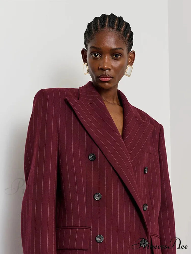 Patterned Print Jacket Coat