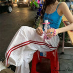 Patterned Retro Wide Leg Trousers