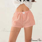 Patterned Side Split Stretchy Waist Short
