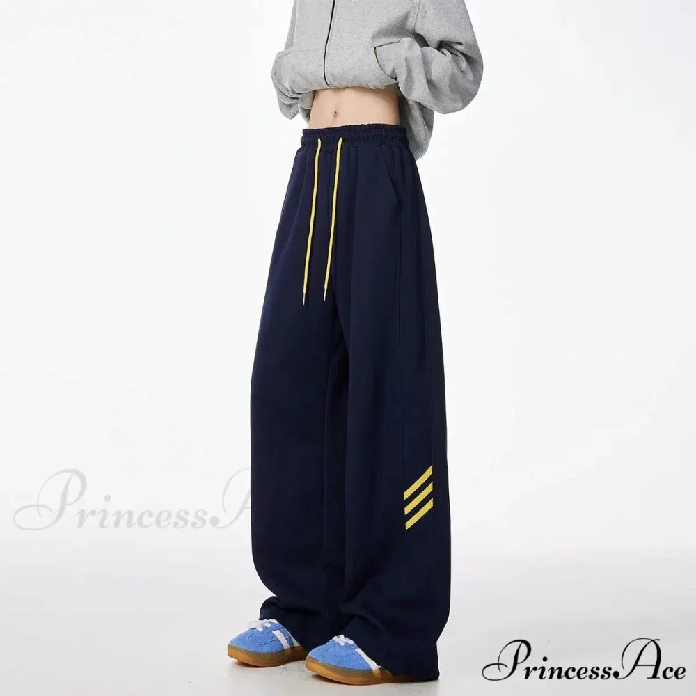 Patterned Soft Motion Baggy Trousers