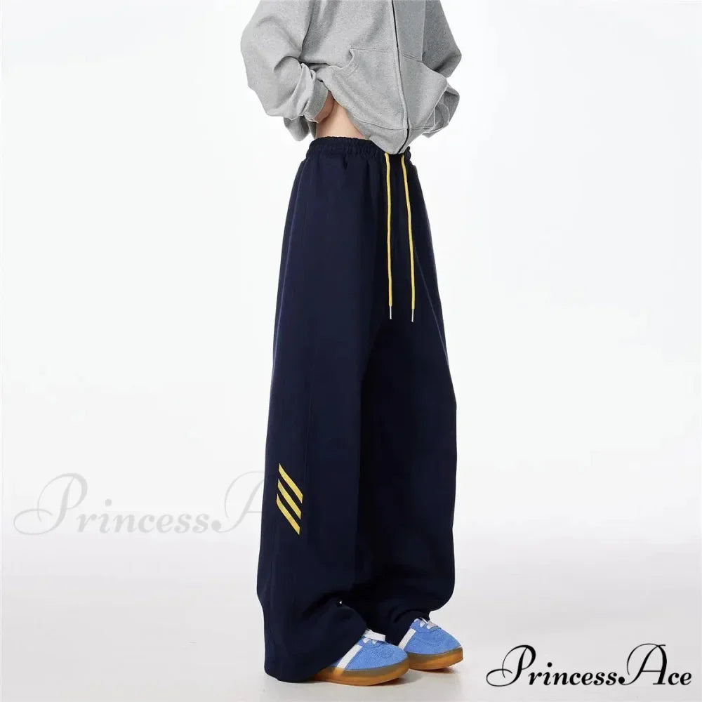 Patterned Soft Motion Baggy Trousers