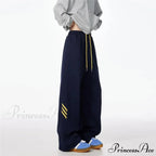 Patterned Soft Motion Baggy Trousers