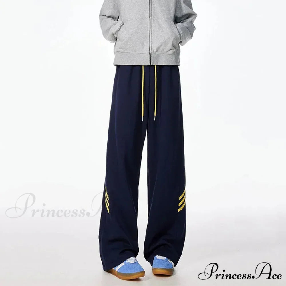 Patterned Soft Motion Baggy Trousers