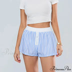 Patterned Stretchy Waist Baggy Short