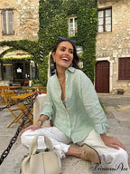 Patterned Workplace Informal Blouse