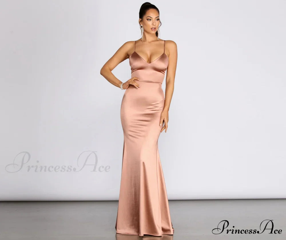 Phoebe Strappy Stylish Back Mermaid Dress