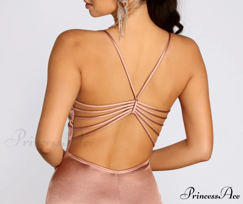 Phoebe Strappy Stylish Back Mermaid Dress