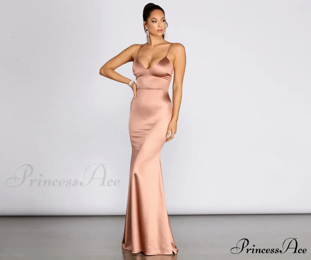 Phoebe Strappy Stylish Back Mermaid Dress