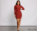 Picture Perfect Open Charming Back Ruched Mini Dress