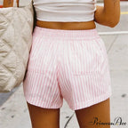 Pink Banded Stretchy Waist Short