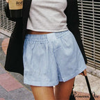 Pink Banded Stretchy Waist Short