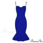 Pink Yellow Knee Length Rayon Bandage Dress