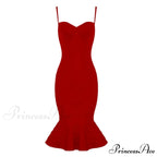 Pink Yellow Knee Length Rayon Bandage Dress