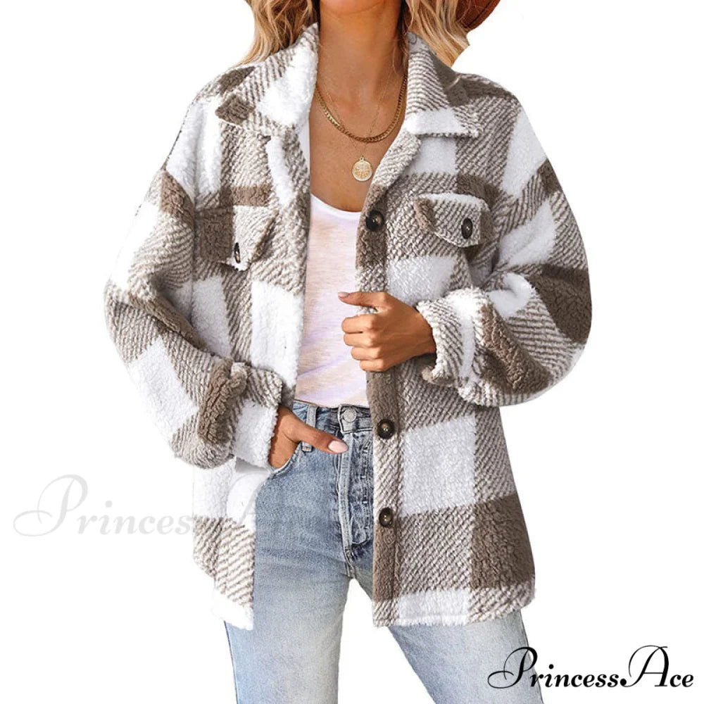 Plaid for Casual Coat Wear