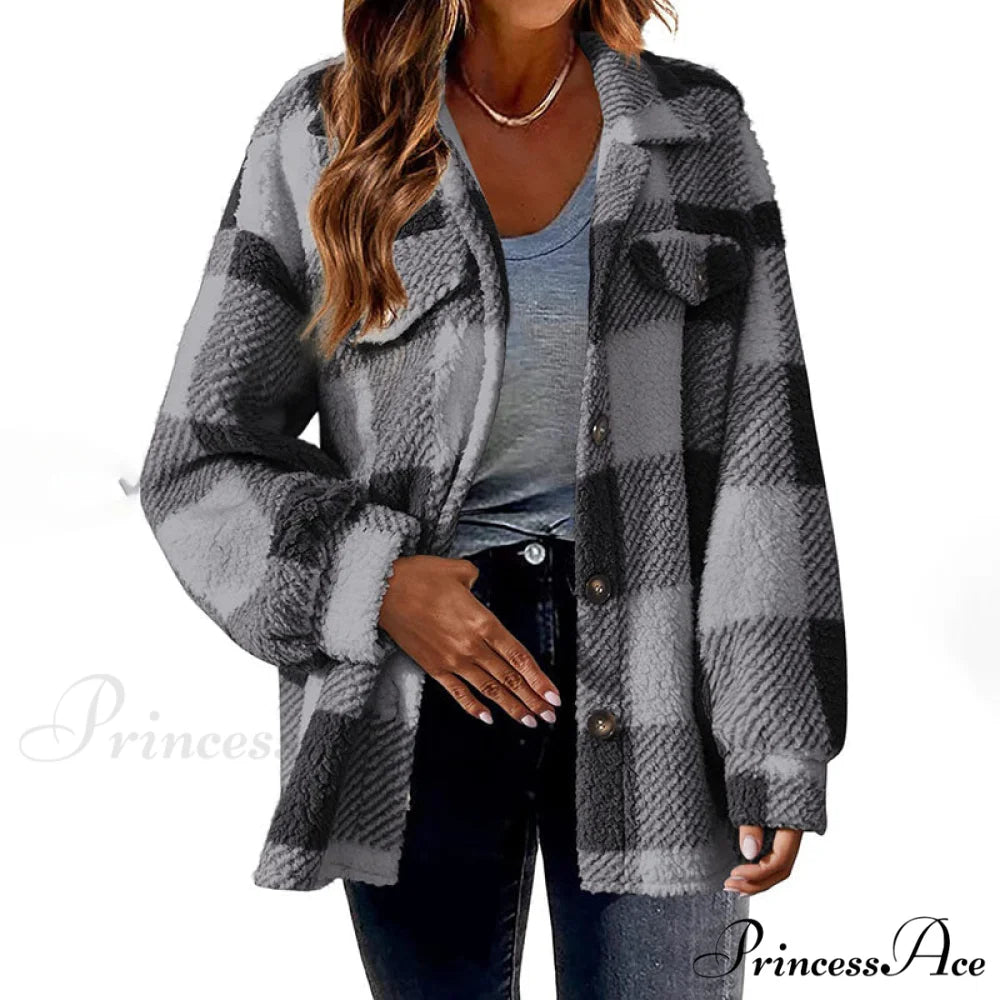 Plaid for Casual Coat Wear