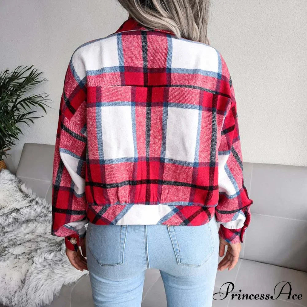 Plaid Retro Coat