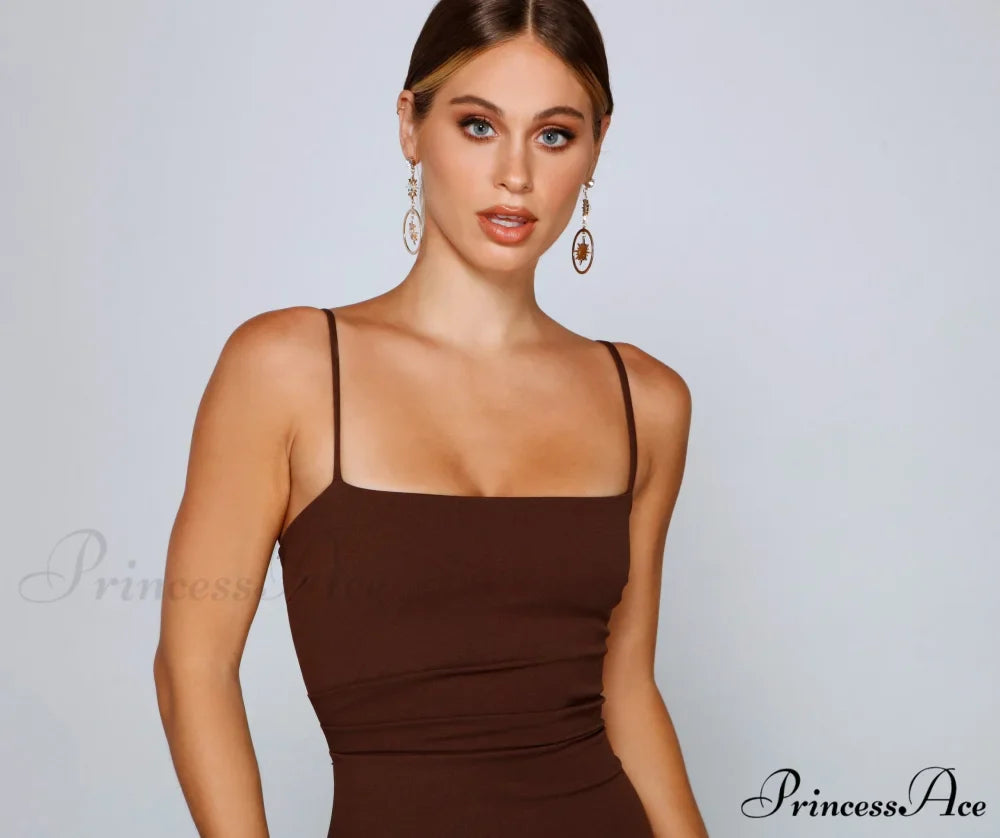 Play It Cool Charming Crepe Mini Dress