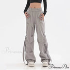 Pleated Cargo Urban Wide Trousers