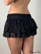 Pleated Flowy Edgy Style Skirt