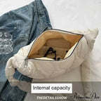 Pliable Puffer Cotton Quilted Crossbody Bag