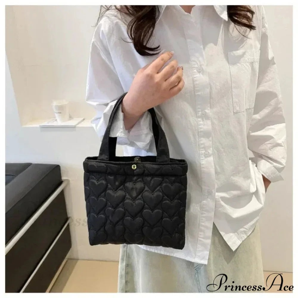 Pliable Puffer Cotton Quilted Crossbody Bag