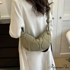 Pliable Puffer Cotton Quilted Crossbody Bag