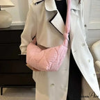 Pliable Puffer Cotton Quilted Crossbody Bag
