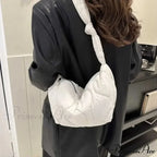 Pliable Puffer Cotton Quilted Crossbody Bag