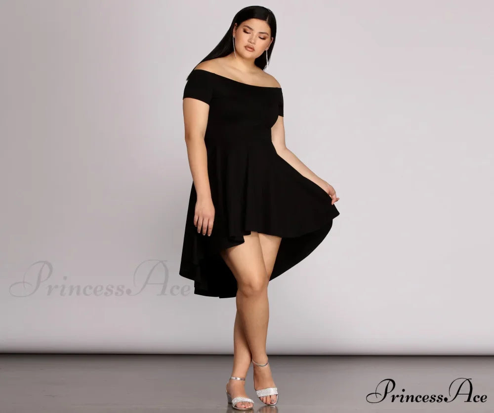 Plus All The Charming Rage Skater Dress