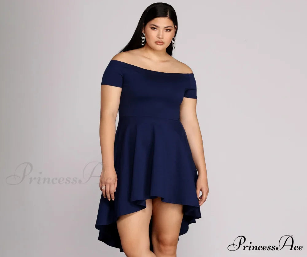 Plus All The Charming Rage Skater Dress