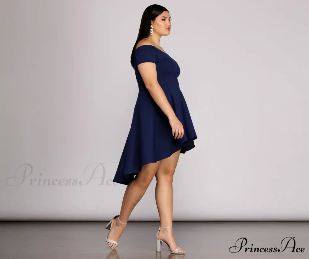 Plus All The Charming Rage Skater Dress