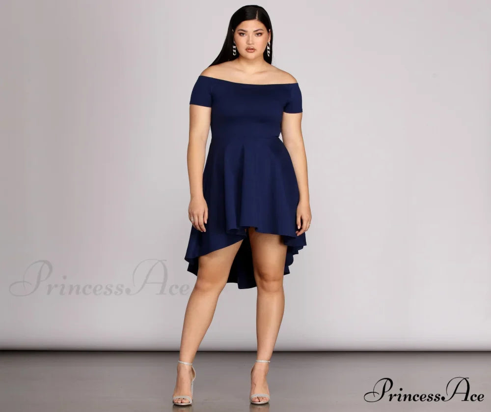 Plus All The Charming Rage Skater Dress