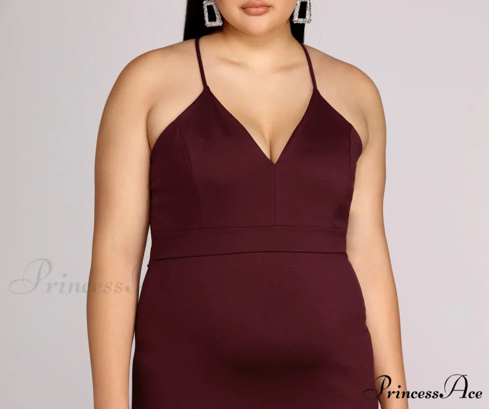 Plus Midnight Stylish Dreams Bodycon Dress