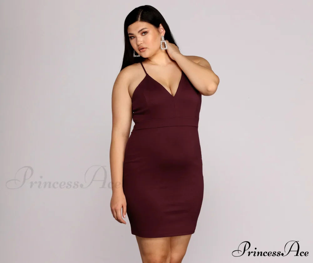 Plus Midnight Stylish Dreams Bodycon Dress