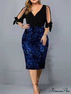 Plus Size Dresses Midi Loose Party Dress