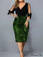 Plus Size Dresses Midi Loose Party Dress