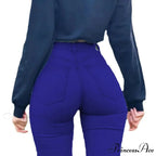 Plus Size Skinny Women's Stretch High Waisted Sexy Pencil Fashion Streetwears Elastici Slim Casual Denim Jean