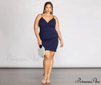 Plus Strappy & Charming Stunning Mini Dress