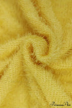 Plush Long Sleeve Crew Neck Dress