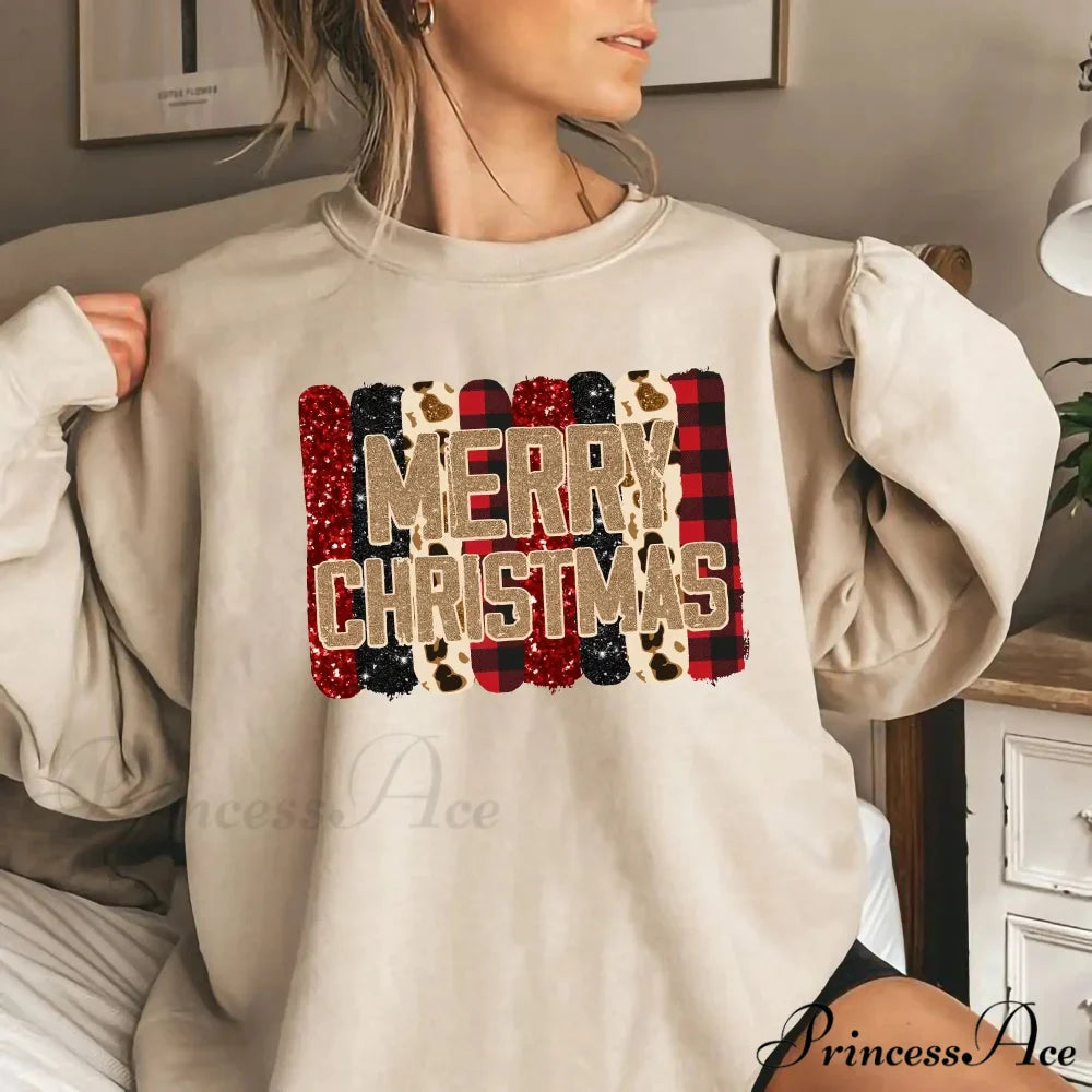 Popular Marry Retro Simplicity Winter Clothes Women Christmas Hoodie