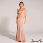 Premature Autumn Fish Tail Hollow Chiffon Prom Dress