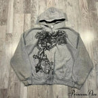 Premium Gothic Skeleton Design Hoodie