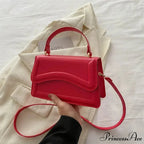 Premium PU Leather Monochrome Crossbody Purse