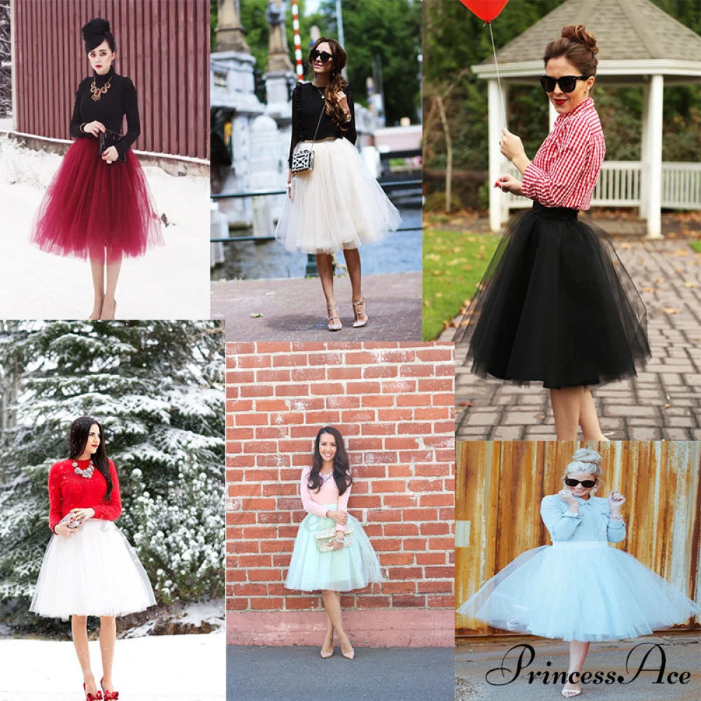 Princess Midi Tulle Skirt