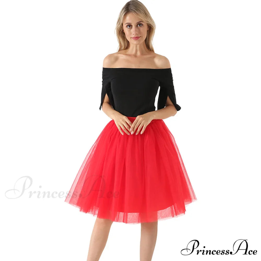 Princess Midi Tulle Skirt