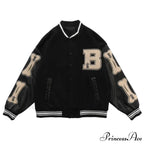 Print Loose Baseball Casual Sleeve Sports Coat