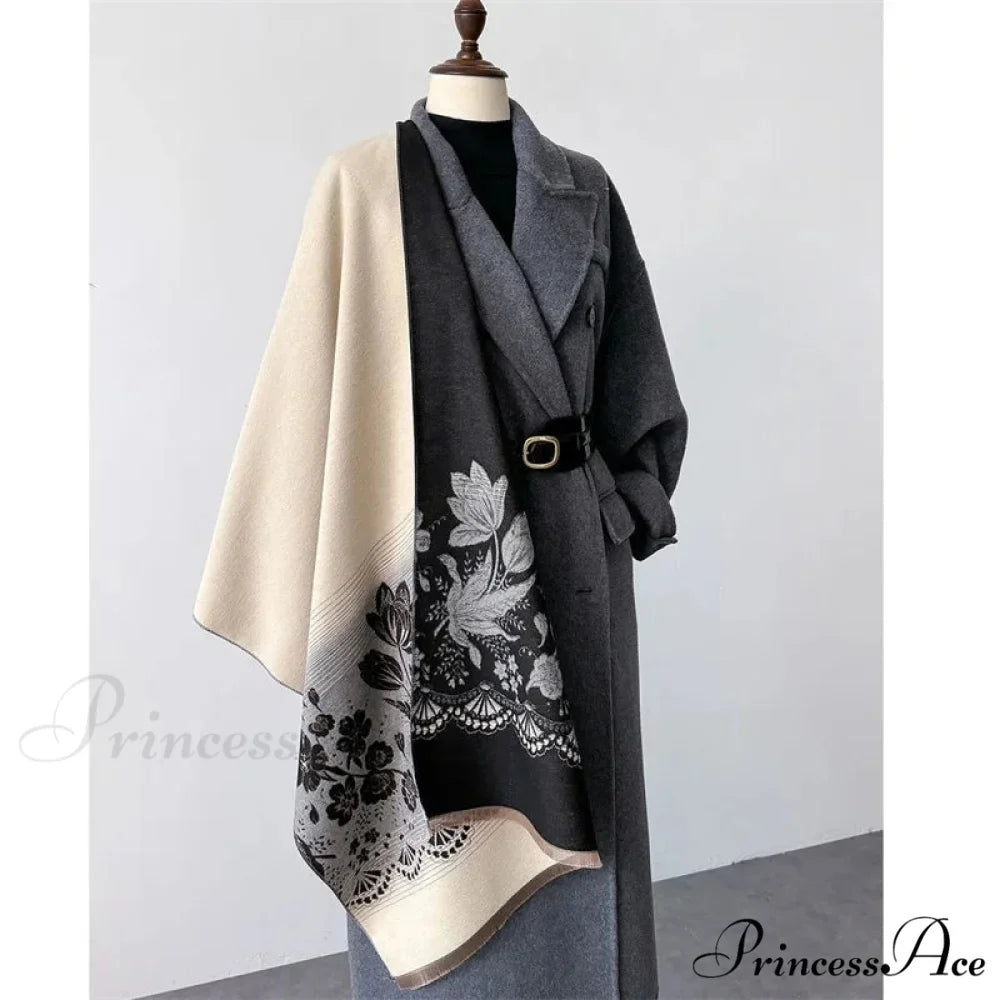 Printed Cashmere Winter Pashmina Scarf