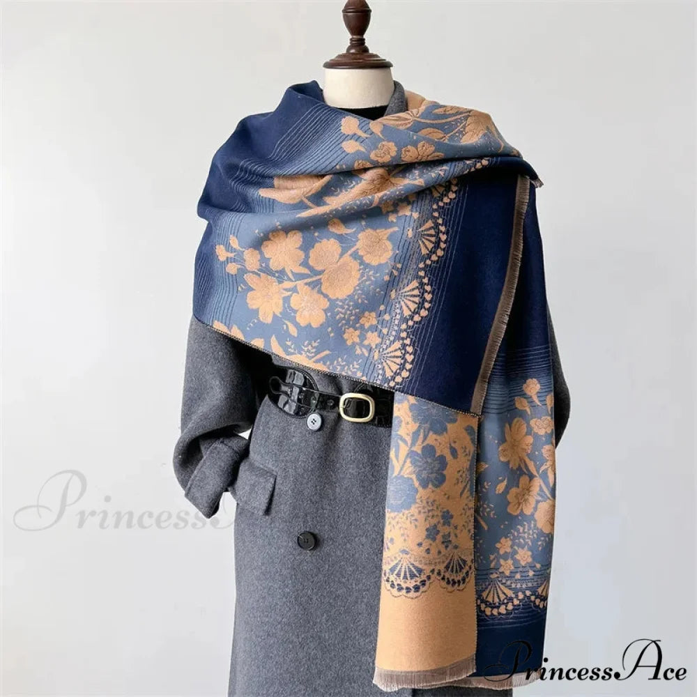 Printed Cashmere Winter Pashmina Scarf
