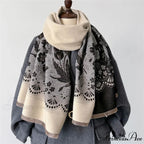 Printed Cashmere Winter Pashmina Scarf