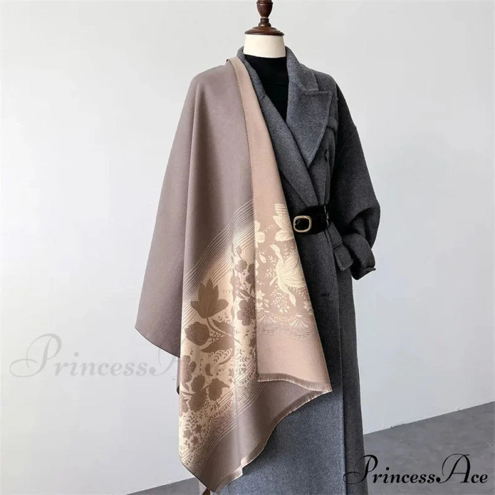 Printed Cashmere Winter Pashmina Scarf